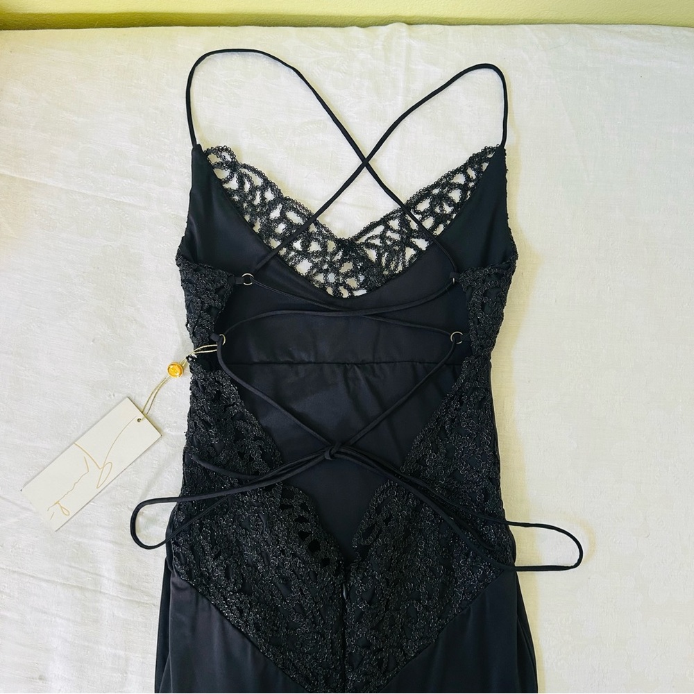 NWT Gemeli Power Jay and Co Gown in Black 4 - Picture 12 of 15